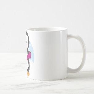 Caneca De Café Coração do pinguim
