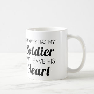 CANECA DE CAFÉ CORAÇÃO DO SOLDADO DO EXÉRCITO