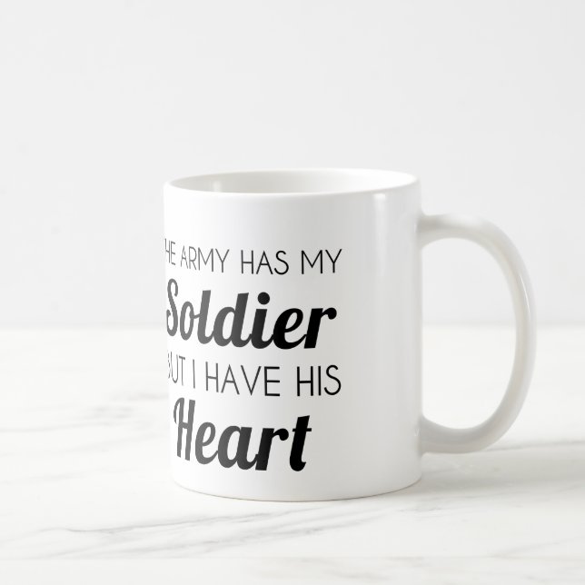 CANECA DE CAFÉ CORAÇÃO DO SOLDADO DO EXÉRCITO (Direita)