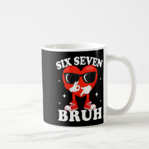 Caneca De Café Coração engraçado Dabbing Bruh 67 Meme Dia dos Nam