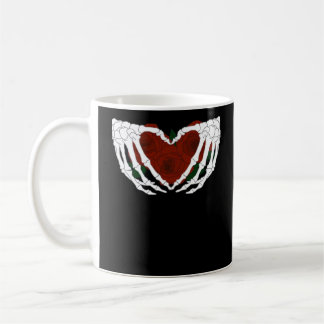 Caneca De Café Coração Esqueletal