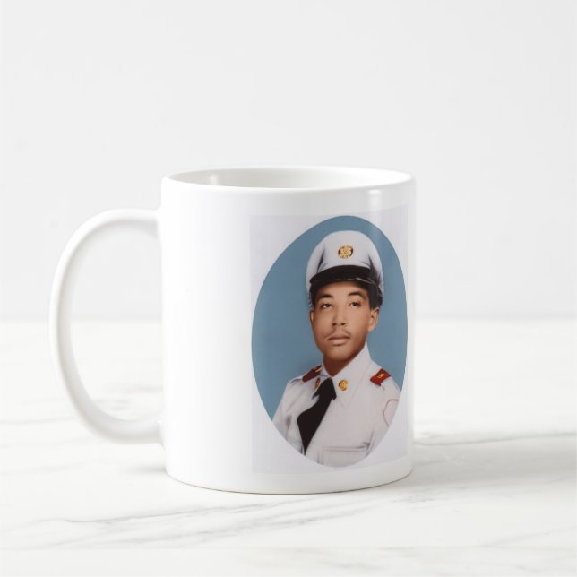 Caneca De Café Coração & foto Caneca-Roxos de Borinqueneers (Esquerda)