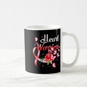 Caneca De Café Coração Guerreiro Borboleta Conscientização sobre
