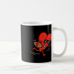 Caneca De Café Coração Jogando Futebol Dia dos Namorados Esportes