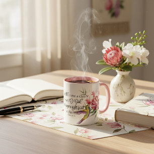 Caneca de café coração limpo