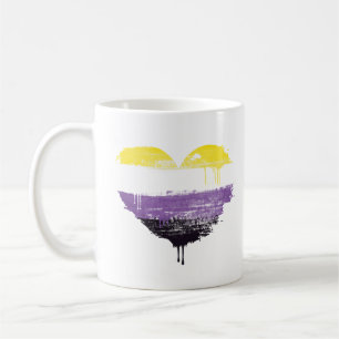 CANECA DE CAFÉ CORAÇÃO NÃO BINÁRIA