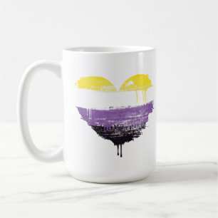 CANECA DE CAFÉ CORAÇÃO NÃO BINÁRIA