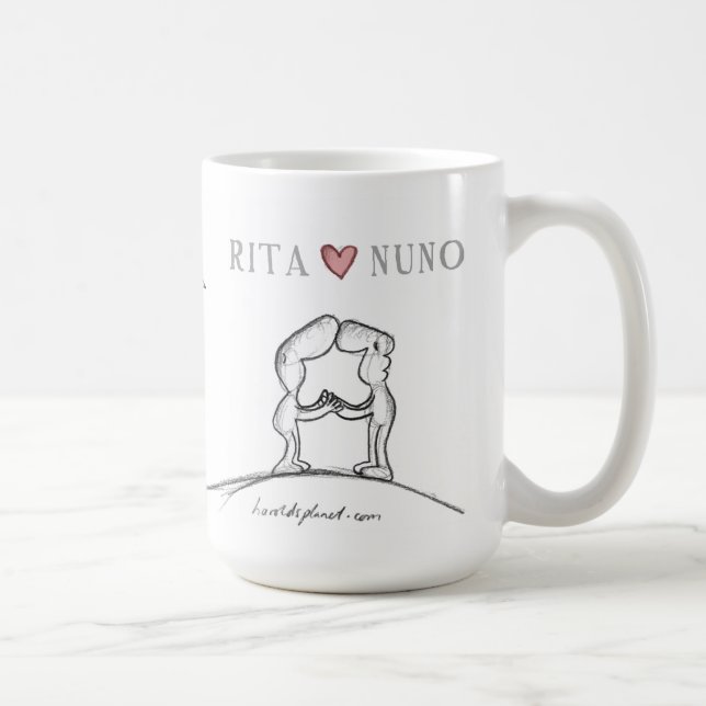 Caneca De Café Coração NUNO de RITA (Direita)