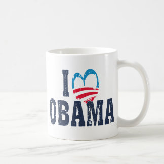Caneca De Café Coração Obama