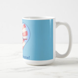 Caneca De Café Coração Patriótico