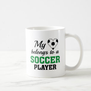 Caneca De Café Coração Pertence Futebol