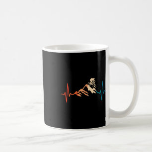 Caneca De Café Coração Pulsando Ciclismo Mountain Bike Bicicleta