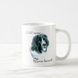 Caneca De Café Coração Quente do Nariz Frio de Terra Nova
