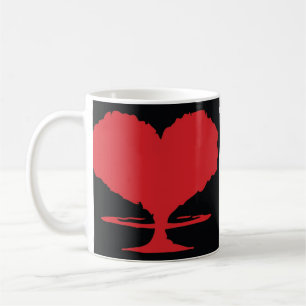 Caneca De Café Coração radioativo