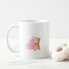 Caneca De Café Coração Romântico do Dia dos Namorados - Valentine