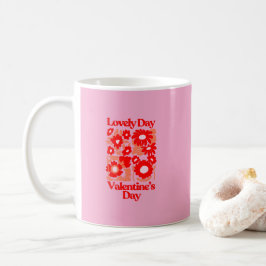 Caneca De Café Coração Romântico do Dia dos Namorados - Valentine
