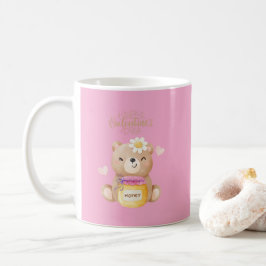 Caneca De Café Coração Romântico do Dia dos Namorados - Valentine