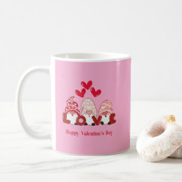 Caneca De Café Coração Romântico do Dia dos Namorados - Valentine