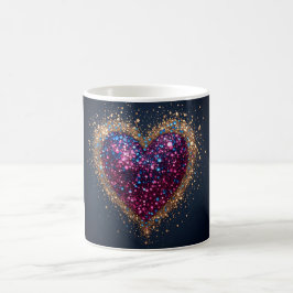 Caneca De Café Coração Sagrado Cósmico