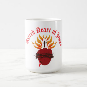 Caneca De Café Coração Sagrado de Jesus