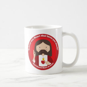 Caneca De Café Coração Sagrado de Jesus