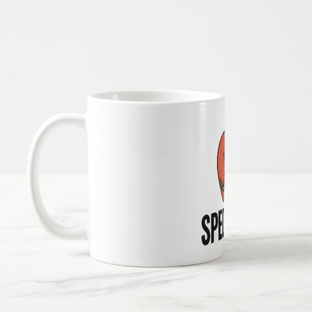 Caneca De Café Coração SPED — Maçã Fofa com Óculos para Educação  (Esquerda)