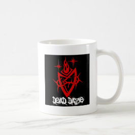 Caneca De Café Coração Tribal de Dias Mortos
