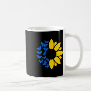 Caneca De Café Coração Ucrânia Girassol