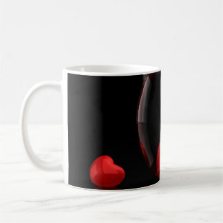 Caneca De Café Coração Vermelho