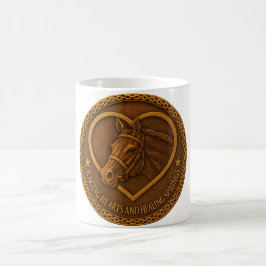Caneca de Café Corações de Corrida e Fontes de Cur