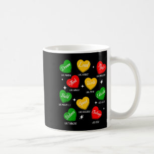 Caneca De Café Corações de História Negra Retro Sonham Como Mulhe