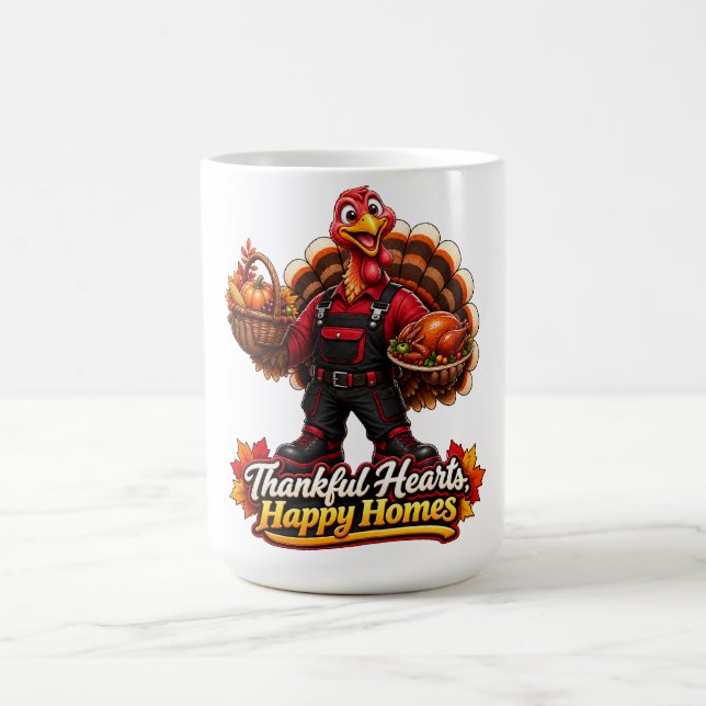 CANECA DE CAFÉ CORAÇÕES GRATOS, LARES FELIZES (Centro)