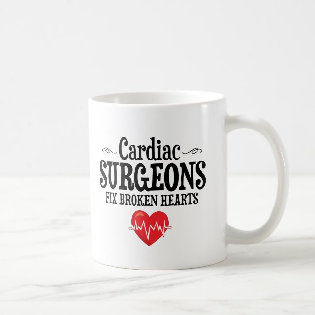 Caneca De Café Corações quebrados do reparo engraçado dos (Direita)