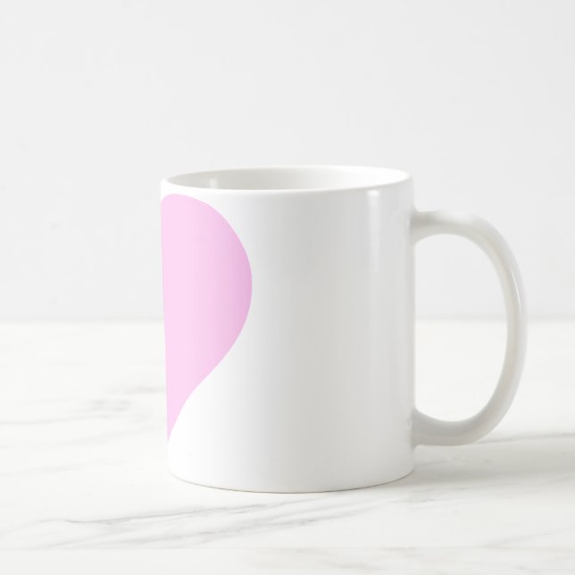 Caneca De Café Corações Rosa,Amor Incondicional_ (Direita)
