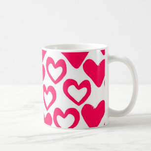 Caneca De Café Corações simples 2014