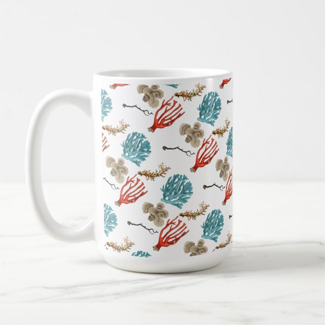 Caneca De Café Corais (Esquerda)