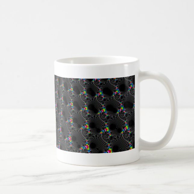 Caneca De Café Corais - Mandelbrot (Direita)