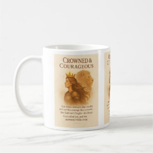 Caneca De Café Corajoso e Corajoso