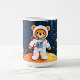 Caneca De Café Corajoso Teddy Moonwalker