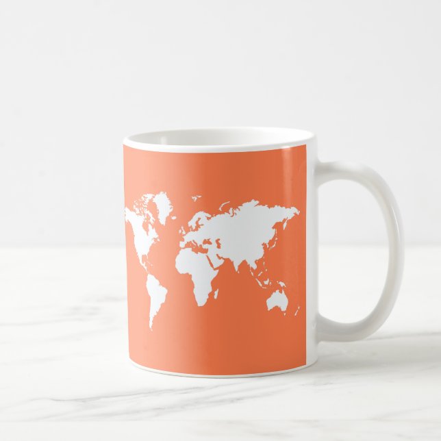 Caneca De Café Coral Elegant World (Direita)
