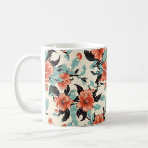 Caneca De Café Coral Garden