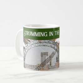 CANECA DE CAFÉ CORDAS DE GUITAR NO SOL