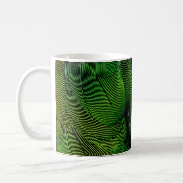 Caneca De Café Cordas verdes e vermelhas (Esquerda)
