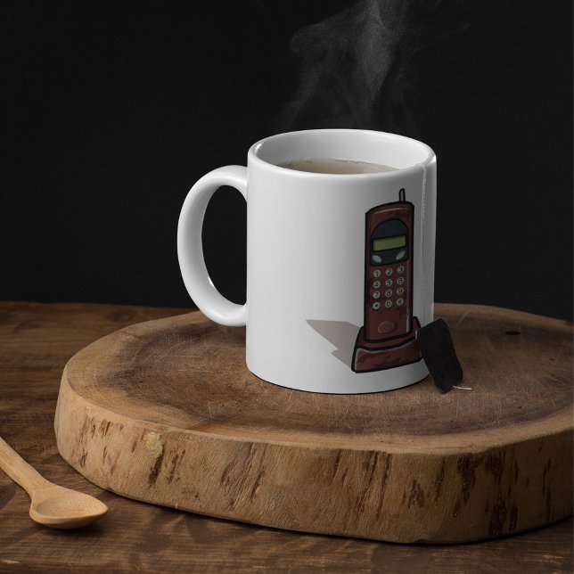 Caneca De Café Cordless Telephone (Criador carregado)