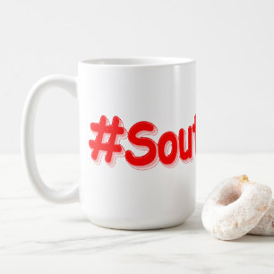 Caneca De Café "#Coreia do Sul" Design. Comprar Agora