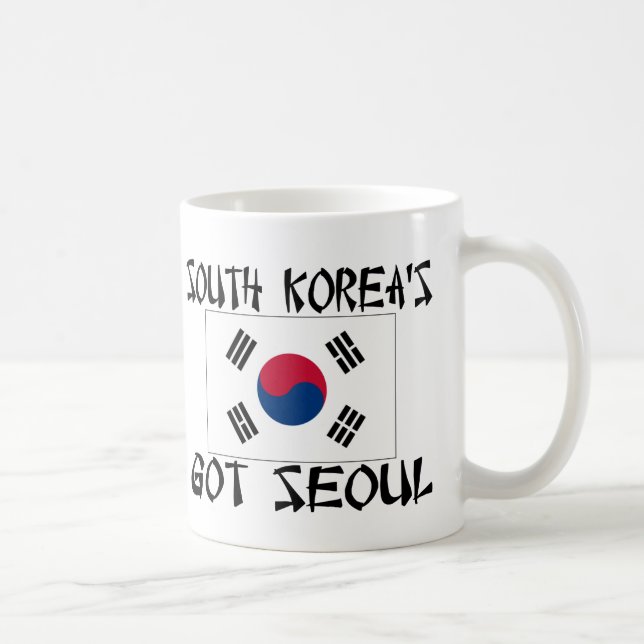 Caneca De Café Coreia do Sul obtiveram Seoul (Direita)