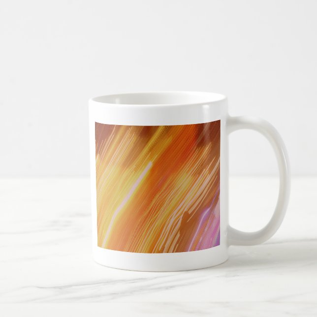 Caneca De Café Cores das luzes psicodélicas (Direita)