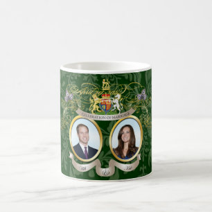 Caneca De Café cores de casamento de will & kate / DIY