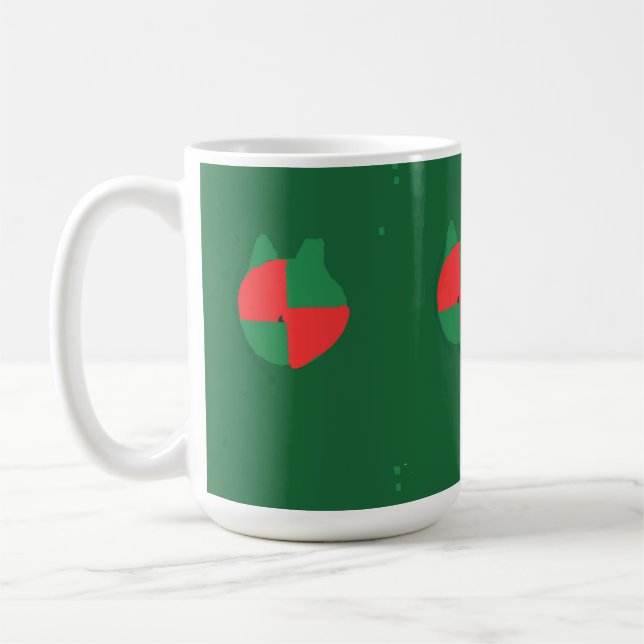 Caneca De Café Cores de Natal (Esquerda)