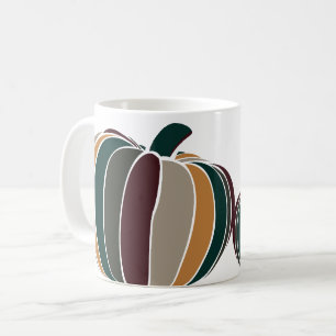 Caneca De Café Cores de queda de abóbora